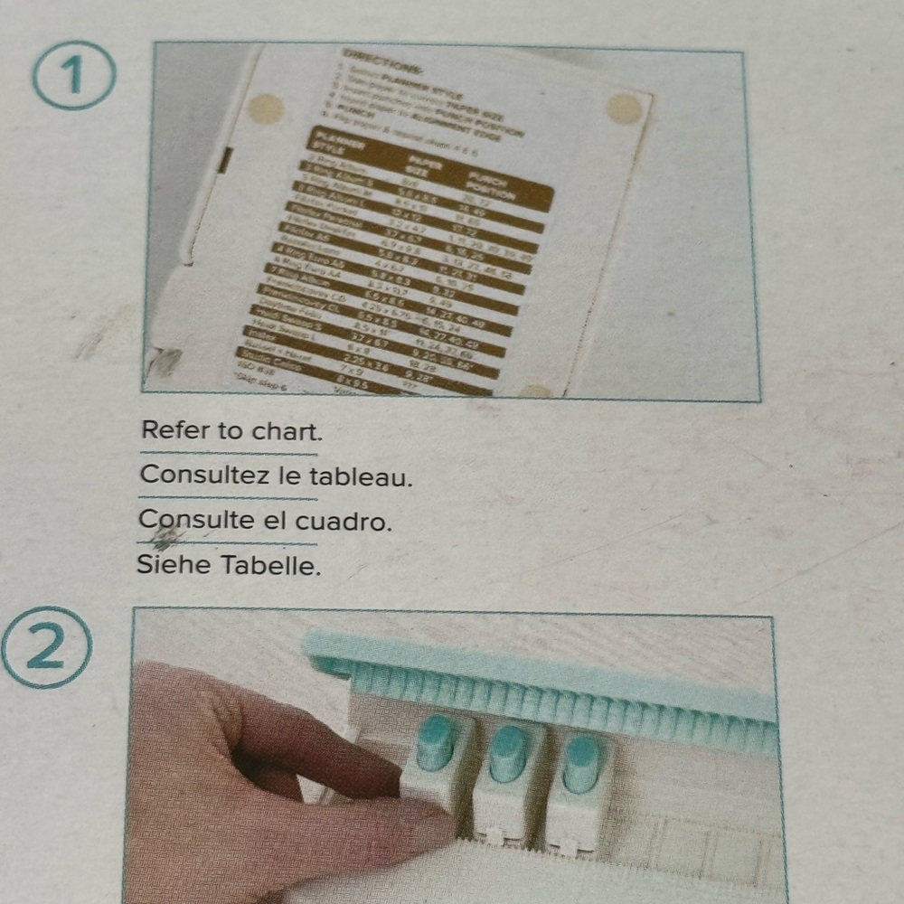 Planner hole punch We R Memory Keepers Punch Board “punch holes for any planner” - Picture 9 of 12